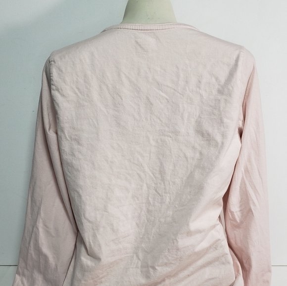Land's End Long Sleeve Pink Top - Picture 4 of 6